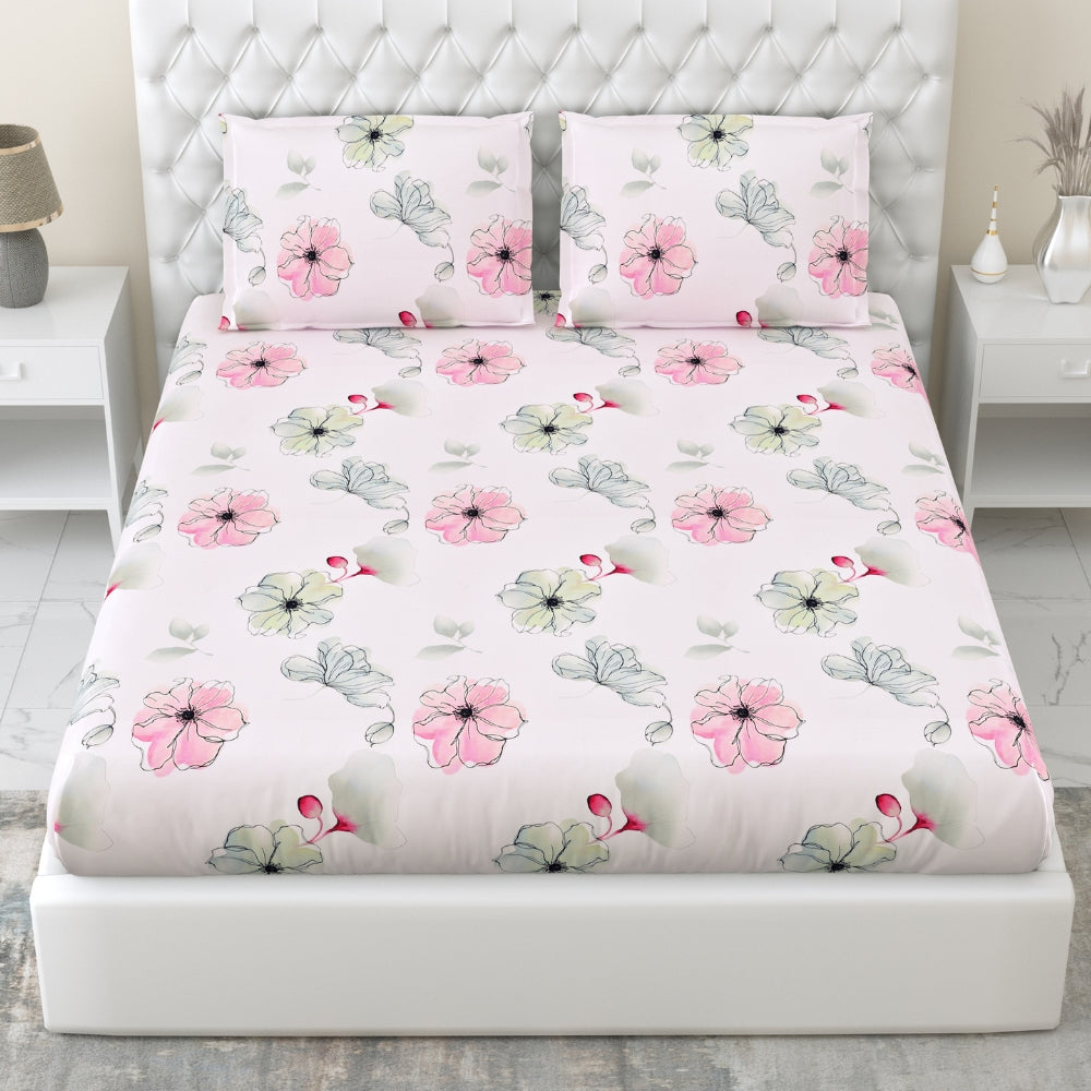 Tencel 300 TC Bedsheet Rosaria Luxe, Multicolor