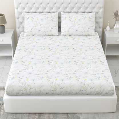 300 TC Tencel Bedsheet Bloomea, Multicolor