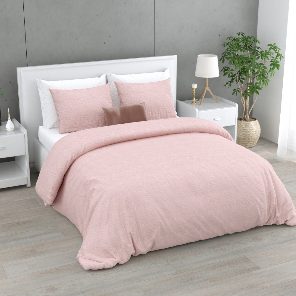 Quilted Bedcover, Rose Haze