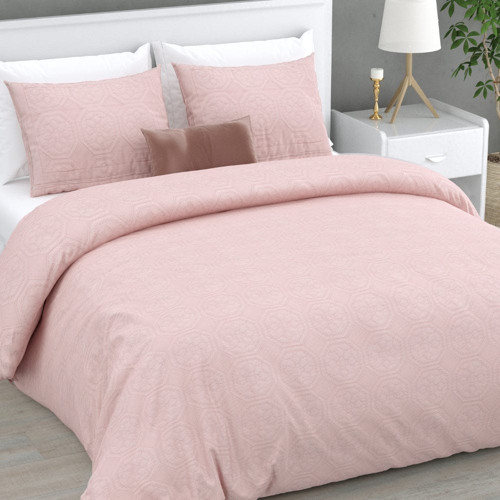 Quilted Bedcover, Rose Haze