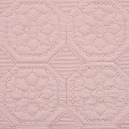 Quilted Bedcover, Rose Haze