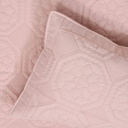 Quilted Bedcover, Rose Haze