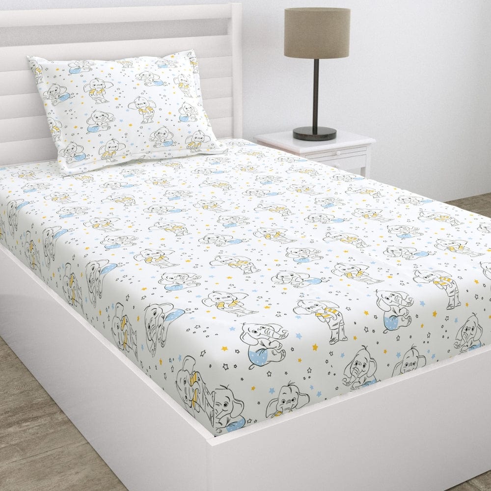 100% Cotton 210 TC Single Bedsheet, Savanna