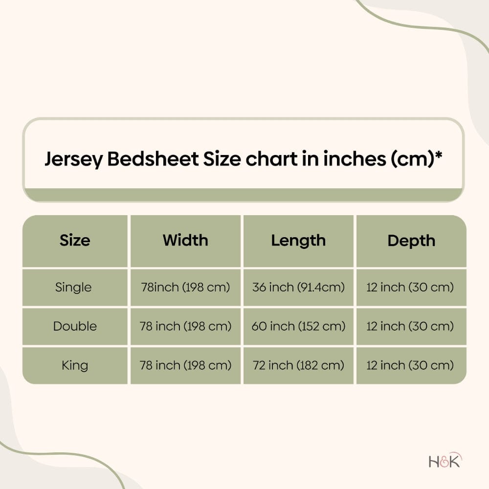 Jersey Fitted Bedsheet - Single/Green