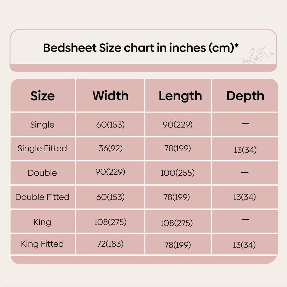 Heritage Hues 186 TC Cotton 100% Printed Flat King Bedsheet