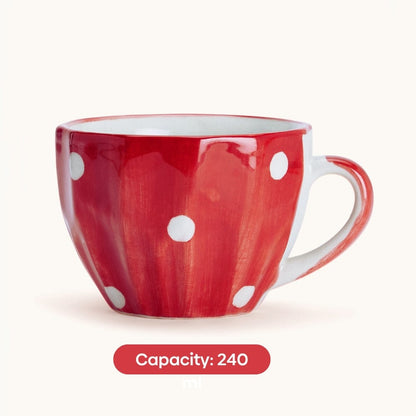 Red Holiday Cup, Set of 2