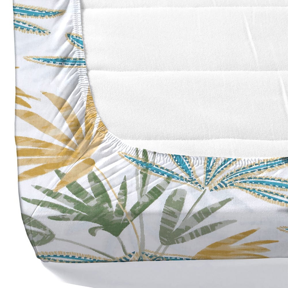 Emerald tropics 100% Cotton King Bedsheet, 186 TC