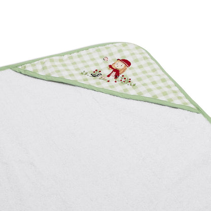 Cotton Muslin-Terry Hooded Towel - Scarlet In Paris