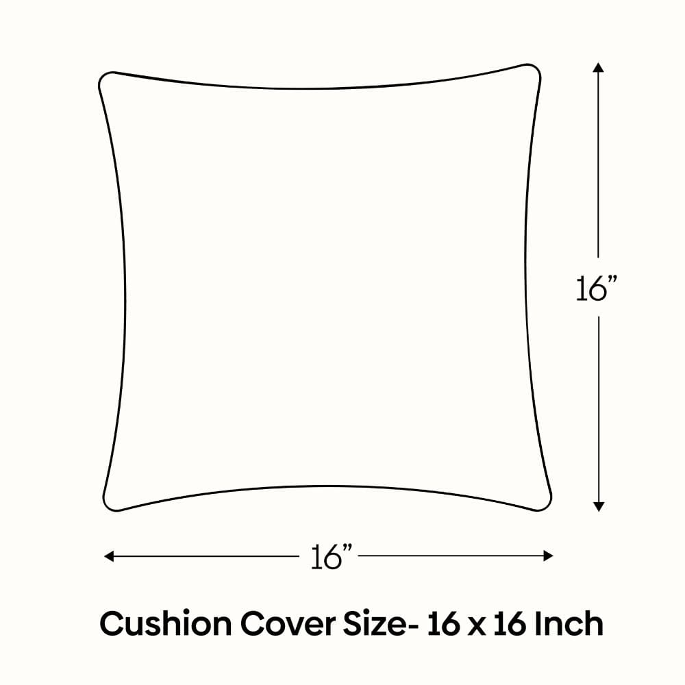 Embroidered Decorative Cushion Cover, Lone Flower - Cushion Covers | haus & kinder