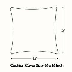 Embroidered Decorative Cushion Cover, Lone Flower - Cushion Covers | haus & kinder