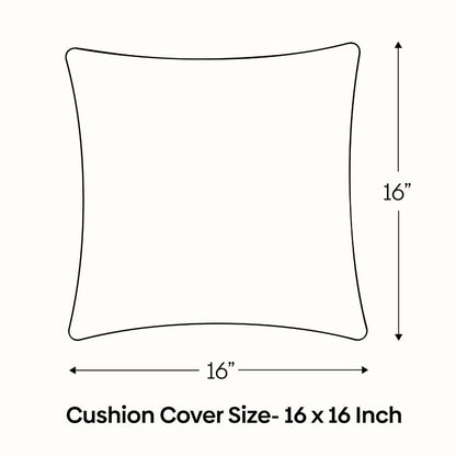 Line Art Blue Cushion Cover