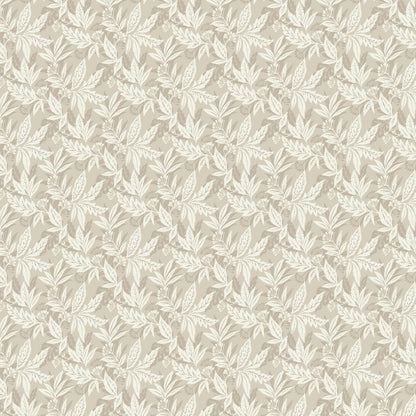Soft Beige Bloom 100% Cotton King Bedsheet, 144 TC