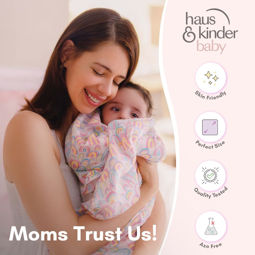 Petal Pals Collection 100% Cotton Muslin Swaddle Pack of 2