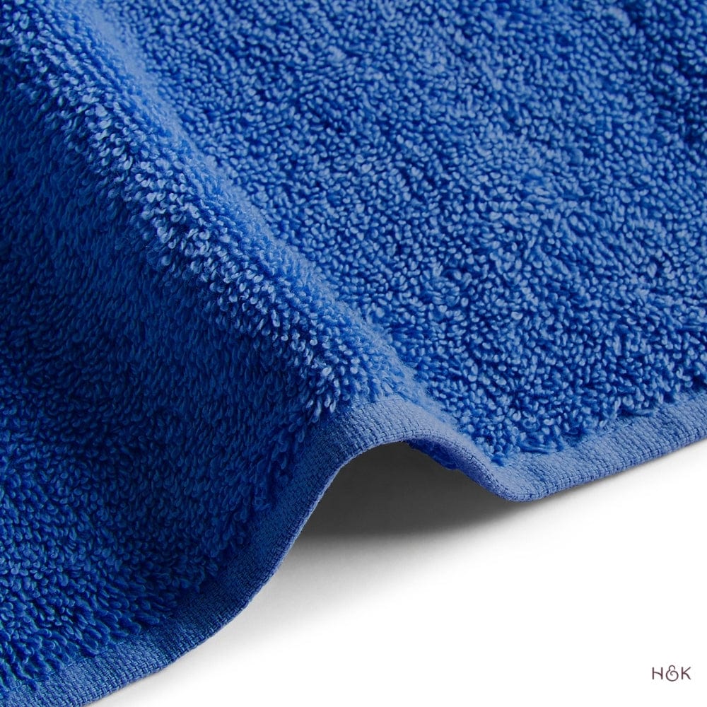 100% Cotton Harmony Combed Bath Set- Pack Of 6  (Cobalt, Almond)