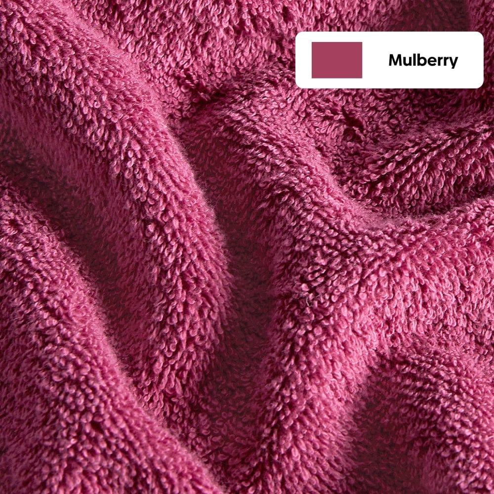 100% Cotton Harmony Combed Bath Set -  Pack Of 6  (Cobalt, Mulberry)