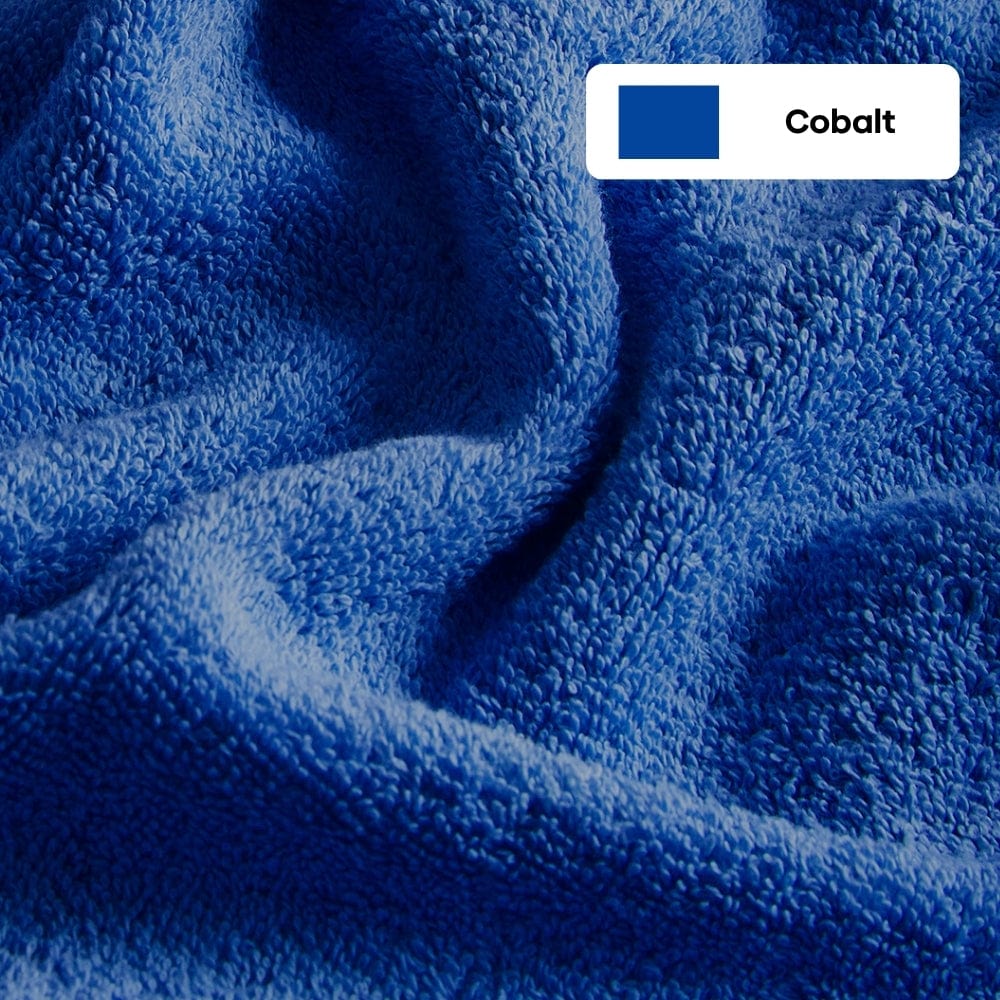 100% Cotton Harmony Combed Bath Set -  Pack Of 6  (Cobalt, Mulberry)