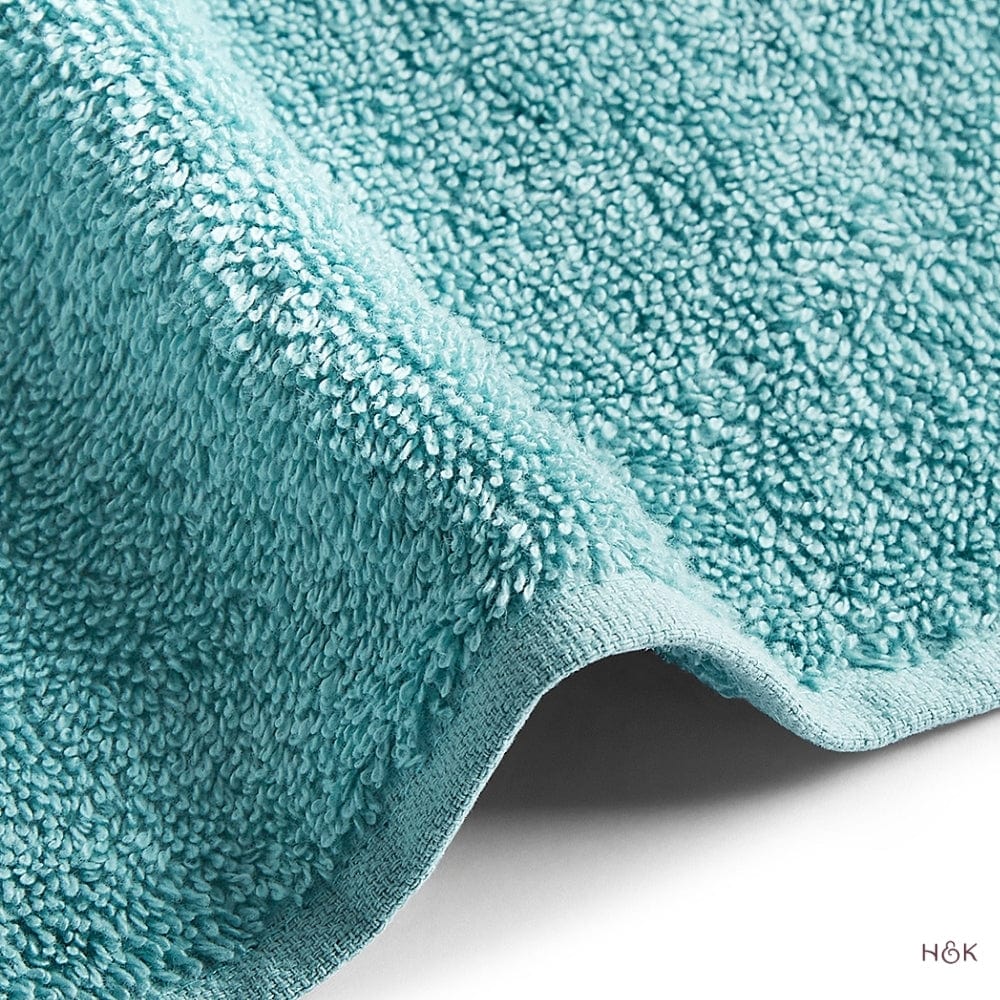 100% Cotton Harmony Combed Bath Set- Pack Of 6  (Cameo Pink, Coastal Blue)