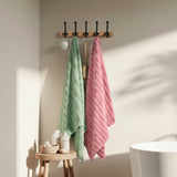 100% Cotton Allure Zero Twist Bath Towe- Pack Of 2  (Sage Green, Dusty Rose)