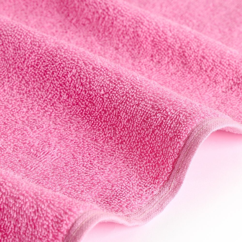 Bliss 100% Cotton Bath Towel Set of 2 – Navy & Pink - Bath Towel | haus & kinder