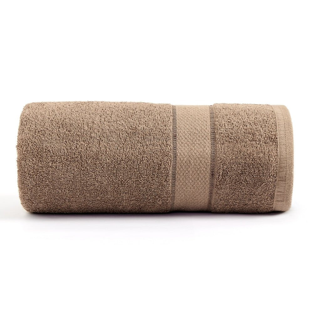 Bliss 100% Cotton Bath Towel Set of 2 – Mocha & Taupe - Bath Towel | haus & kinder