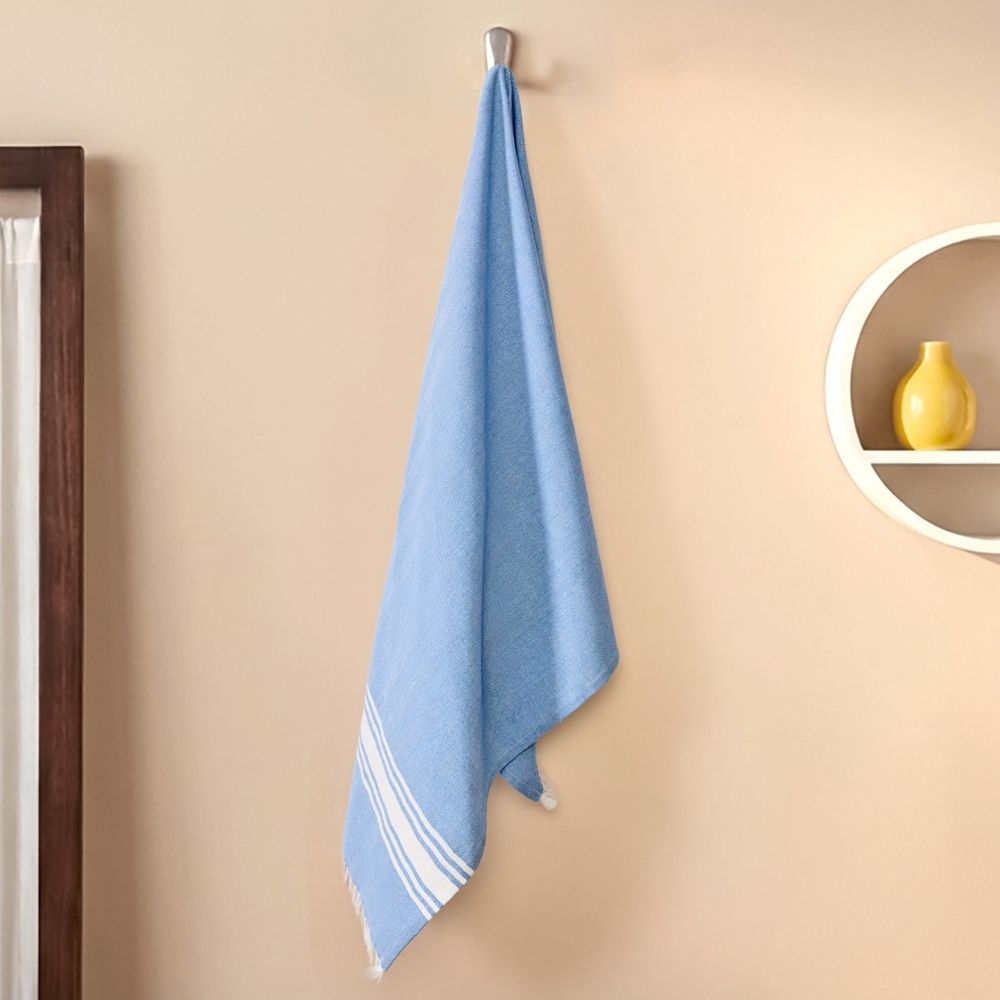 Calista 100% Cotton Bath Towel, Royal Blue - Bath Towel | haus & kinder