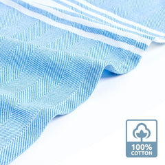 Calista 100% Cotton Bath Towel, Royal Blue - Bath Towel | haus & kinder