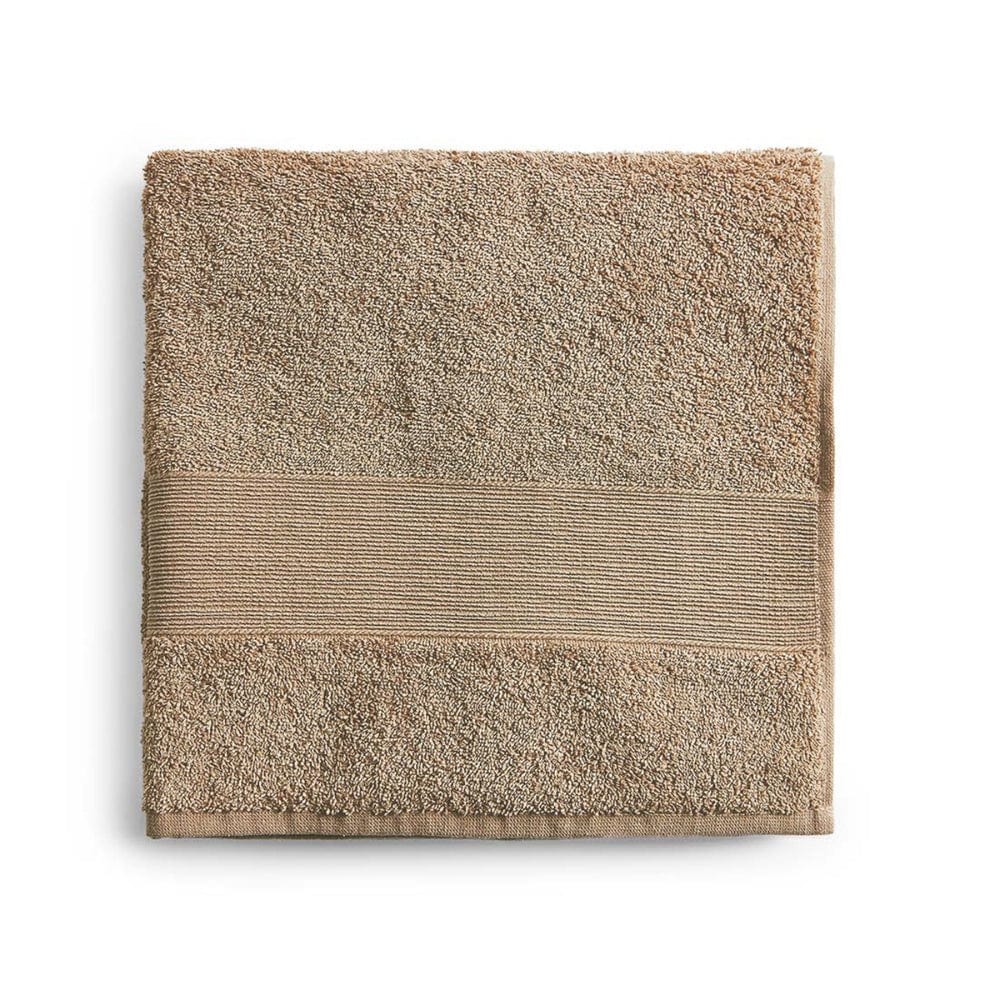 100% Cotton Harmony Combed Bath Towel- Pack Of 2  (Coastal Blue, Taupe)