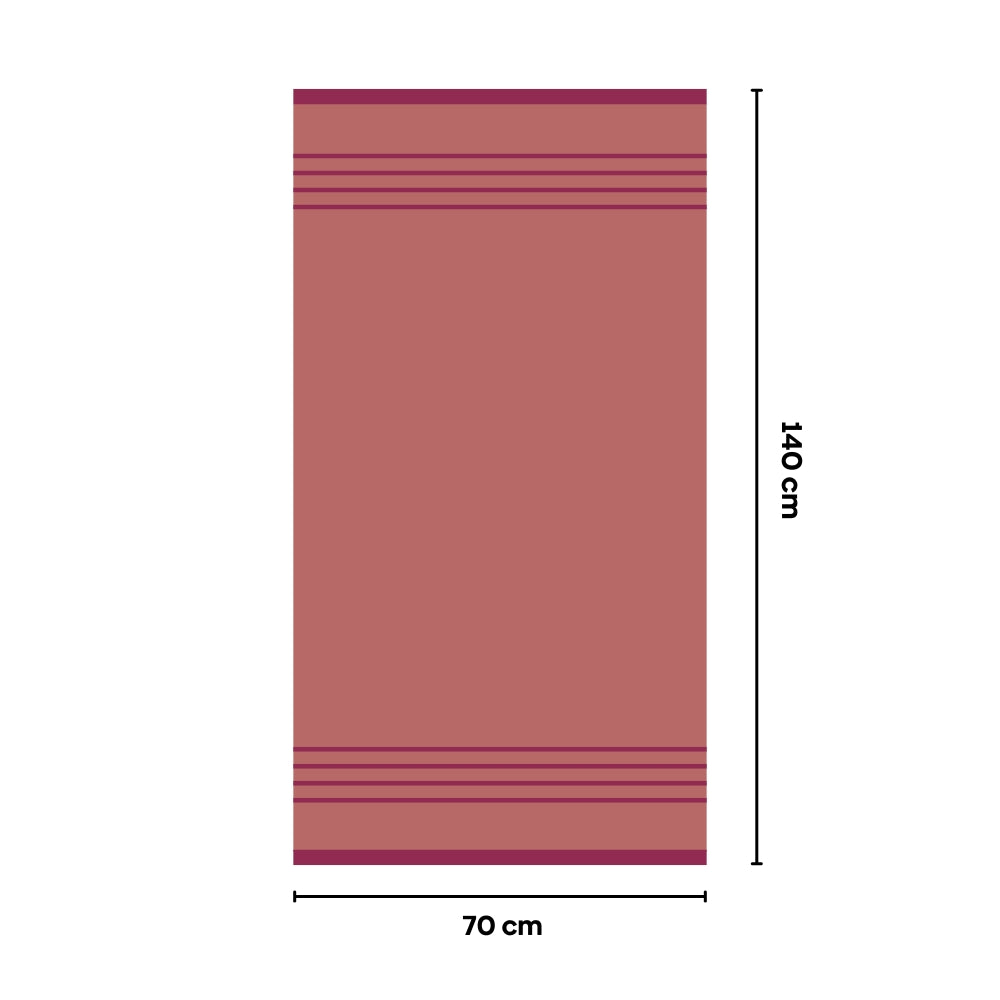 Oxford Bath Towel Pack Of 1, Apricot