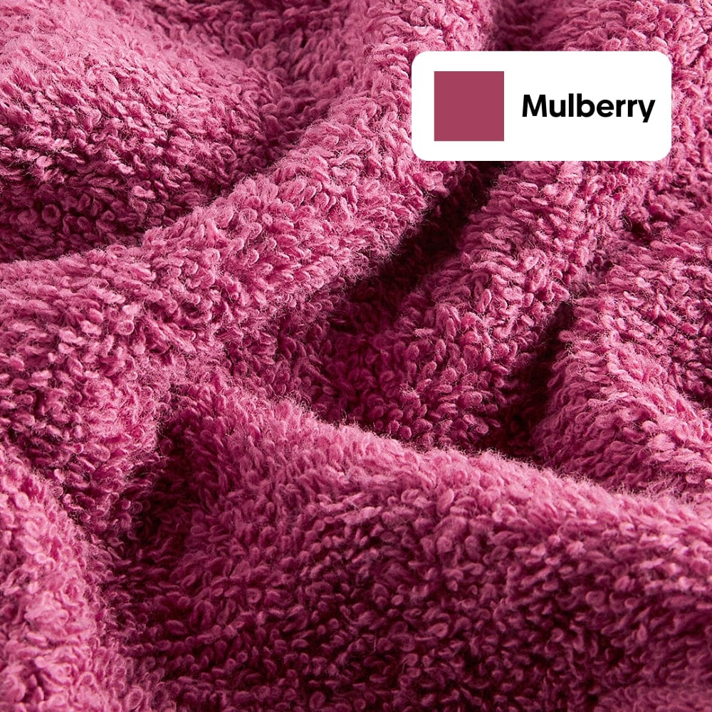 100% Cotton Harmonry Combed Face Towel- Pack Of 12  (Cobalt, Mulberry, Taupe)