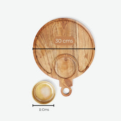 Color me Red Chip & Dip Platter - Chip and Dip board | haus & kinder