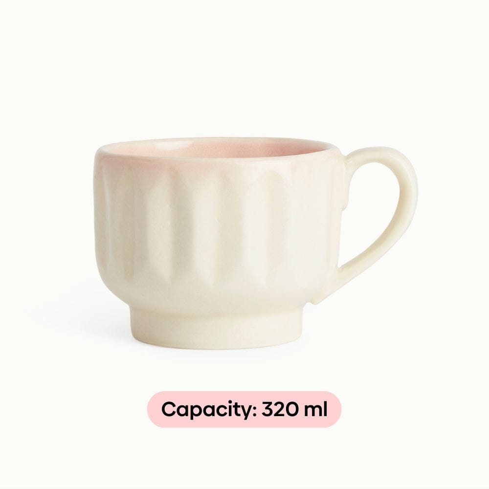 Shaded Ceramic Cup, Set of 2