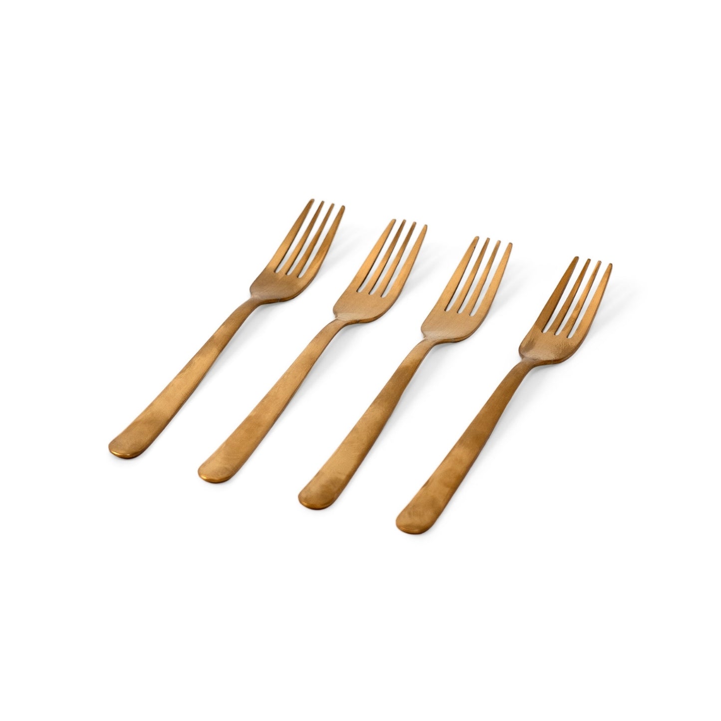 Matt Gold Dinner Fork, Set of 4