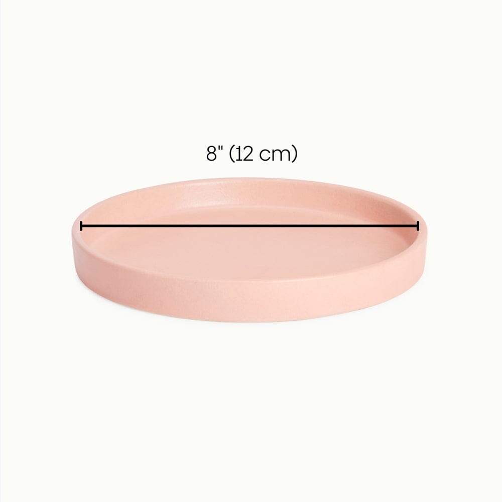 Pinkclay ceramic plate, pink