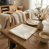 Cream Fold Table Napkin, Ivory (Pack of 4)