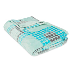 Tartan Printed Reversible Flannel AC / All season Blanket - Double - Flannel Blanket | haus & kinder