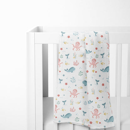 Fruity fauna Collection 100% Cotton Muslin Swaddle Pack Of 4