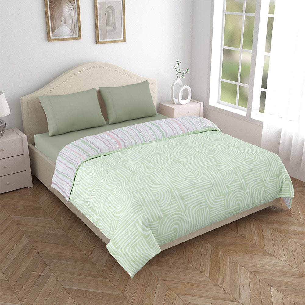 Microfibre Reversible Comforter, Verdant Archies