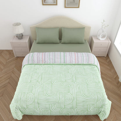 Microfibre Reversible Comforter, Verdant Archies