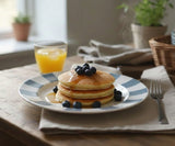 Daydream Blue Blue Dinner Plate- White & Blue