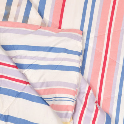 Multi Stripe Microfibre Reversible Comforter Single/Double Bed Size – haus  & kinder
