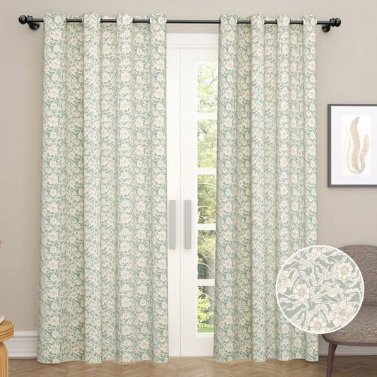 Lavish Petal Curtain Set