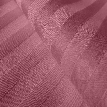Roseberry Satin Stripes Bedsheet, 210 TC