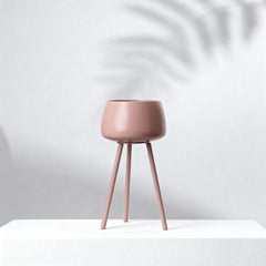 Claystone Planter Small- Blush - Planter | haus & kinder