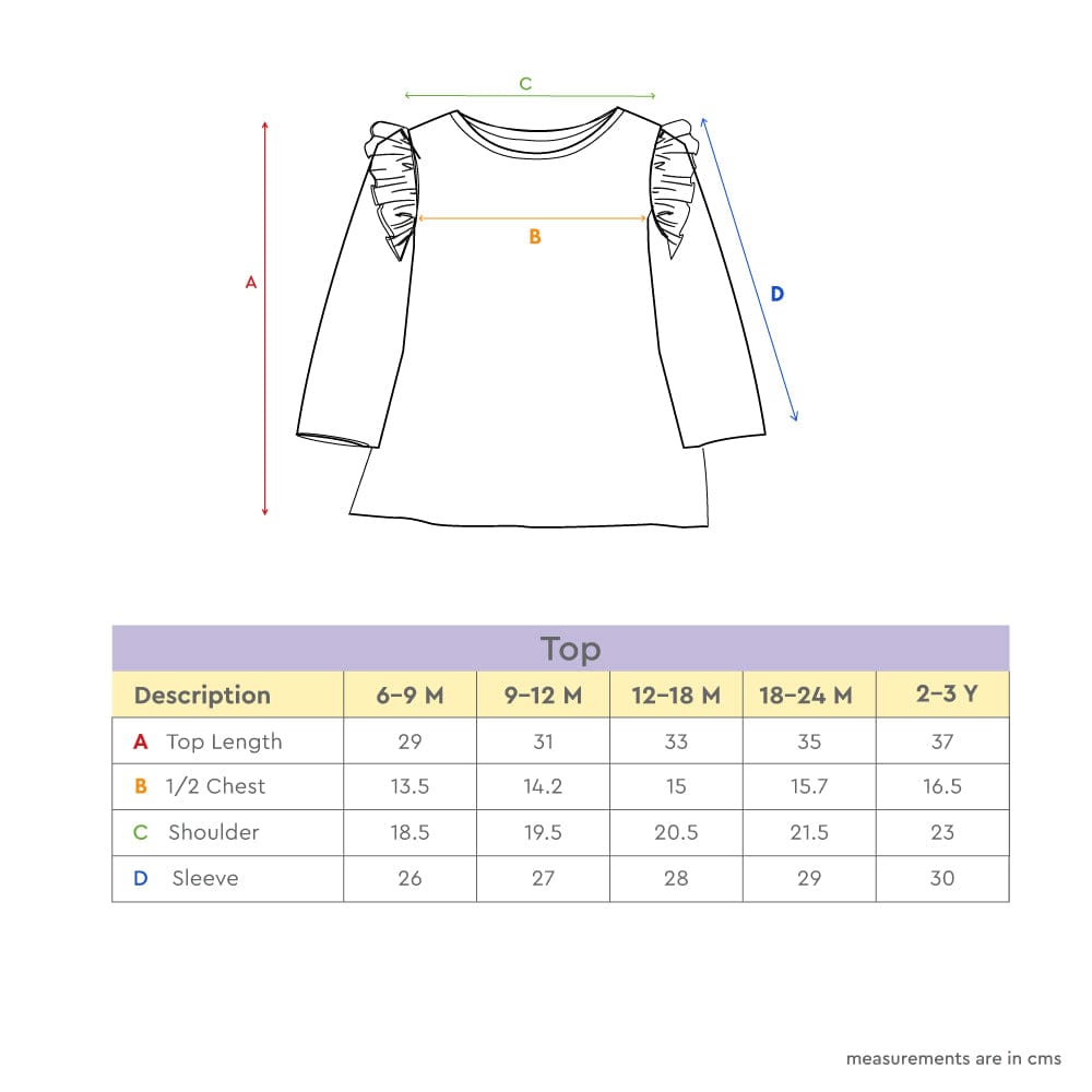 100% Cotton Full Sleeve Girl Top, Pink