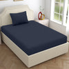 Jersey Fitted Bedsheet - Single/Navy