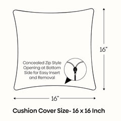 Gold Foil Printed Cotton Velvet Cushion Covers, set of 2 , Festive Flair - Cushion Covers | haus & kinder