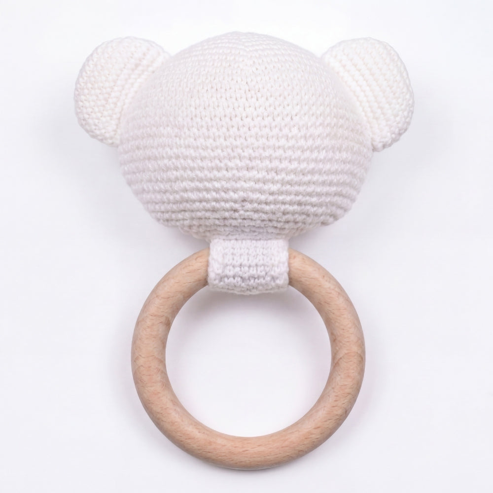 Teether- Muffin, White