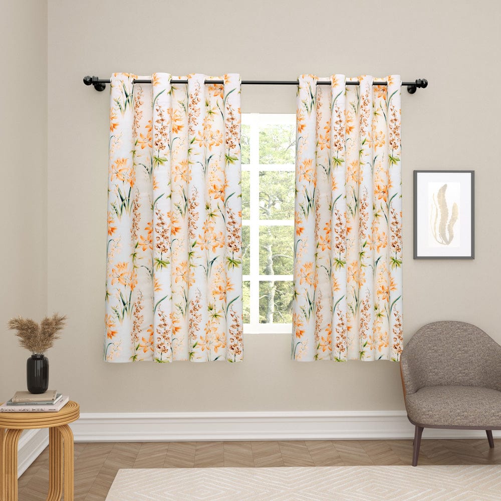 Coral Garden Blackout Curtain Set