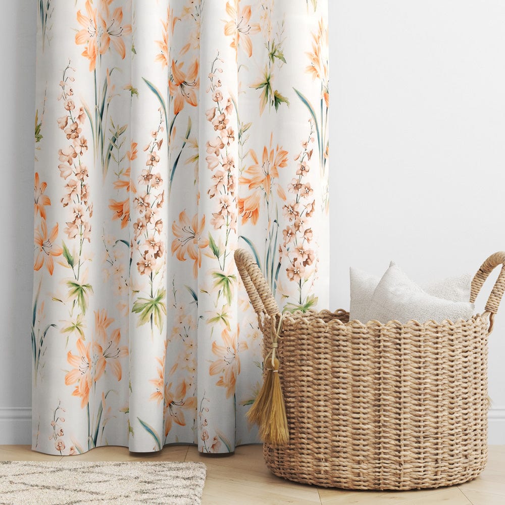 Coral Garden Blackout Curtain Set