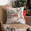 Knitted and Embroidered Decorative Cushion Cover, Winter Dream